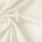 Broderie Katoen Leonora Creme