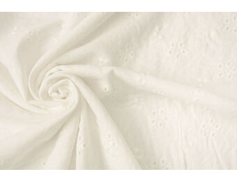 Embroidery Cotton Leonora Creme