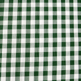 Gingham Check 16 mm Dark Green