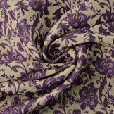 Jacquard Brokat Stoffe Constance Lila