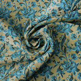 Jacquard Brocade Constance Aqua