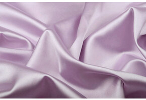 Stretch Satin Hell Pastell Flieder