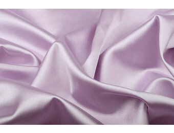 Stretch Satin Hell Pastell Flieder