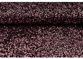 Sequins on Velvet Black - Old Pink