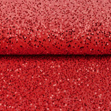 Sequins on Velvet Red