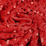 Sequins on Velvet Red