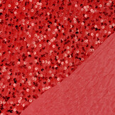 Pailletten op Velours Rood
