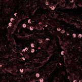 Sequins on Velvet Bordeaux