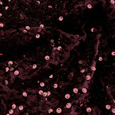 Sequins on Velvet Bordeaux