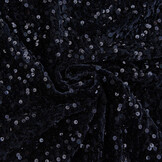 Sequins on Velvet Navy