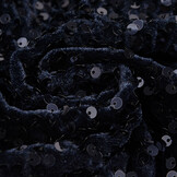 Sequins on Velvet Navy