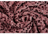 Sequins on Velvet Powder Pink