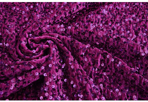 Sequins on Velvet Cyclamen