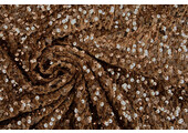 Sequins on Velvet Mocha Brown