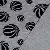 Mi & Joe French Terry Beachball Grey Melange