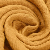 Baumwoll Musselin Stoff Ockergelb