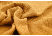 Double Gauze Fabric Ocher Yellow