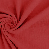 Double Gauze Fabric Red