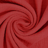 Baumwoll Musselin Stoff Rot