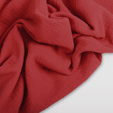 Double Gauze Fabric Red