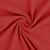 Double Gauze Fabric Red