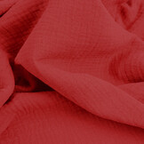 Double Gauze Fabric Red
