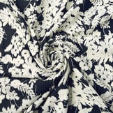 100% Viskose Elvira Marine