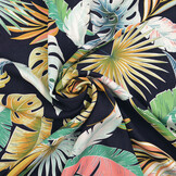 100% Viscose Hojas Marine