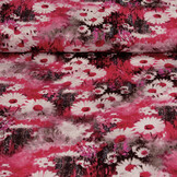 100% Viscose Daisy Fuchsia