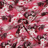 100% Viscose Daisy Fuchsia