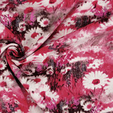 100% Viskose Daisy Fuchsia