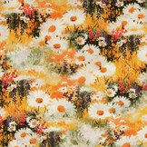 100% Viskose Daisy Gelb