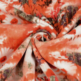 100% Viskose Daisy Orange