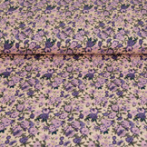 100% Viskose Yara Blumen Flieder