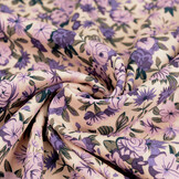 100% Viscose Yara Flowers Lilac