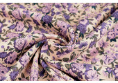 100% Viscose Yara Flowers Lilac