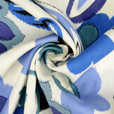 100% Viskose Balusa  Blau