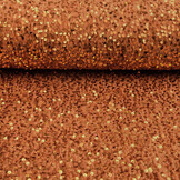 Pailletten op Velours Oranje Brique