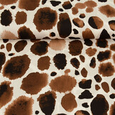 100% Viscose Swati Spots Brown