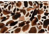 100% Viscose Swati Spots Brown