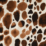 100% Viscose Swati Spots Brown