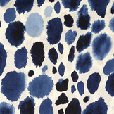 100% Viscose Swati Spots Blue