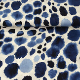 100% Viscose Swati Spots Blue