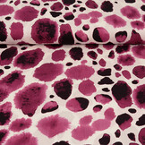 100% Viscose Swati Spots Fuchsia