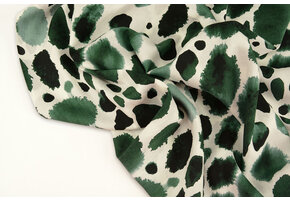 100% Viscose Swati Spots Bottle Green