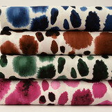 100% Viscose Swati Spots Fuchsia