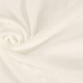 Double Gauze Fabric Linen Structure White