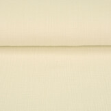Double Gauze Fabric Linen Structure Creme