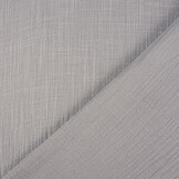 Double Gauze Fabric Linen Structure Grey