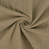Double Gauze Fabric Linen Structure Sand